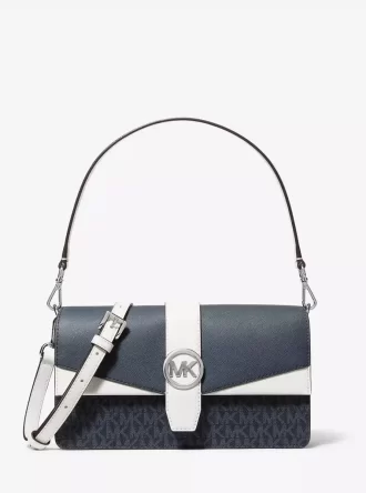 Torba na ramię Greenwich Medium Signature Logo Convertible