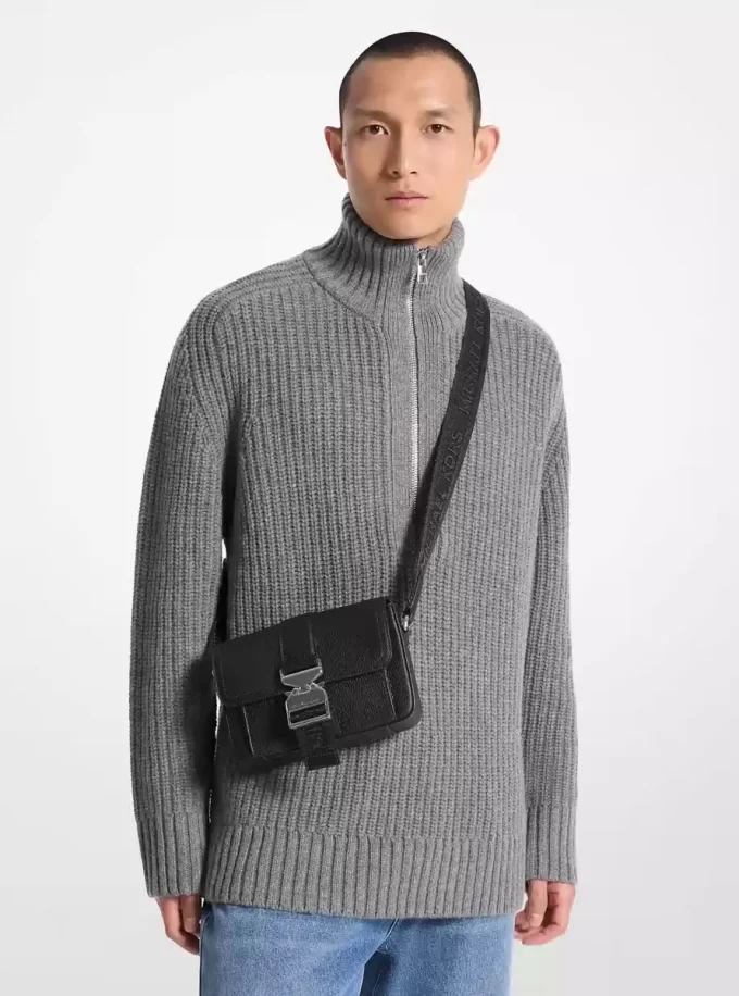 Torba na ramię Hudson Pebbled Leather