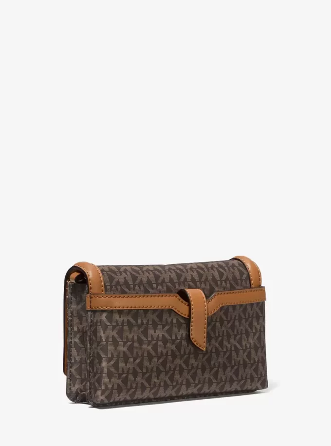 Torba na ramię Jet Set z małym logo i tkanym nadrukiem na smartfonie Torba na ramię Jet Set z małym logo i tkanym nadrukiem na smartfonie