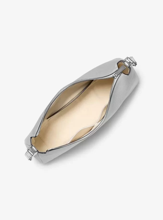 Torba na ramię Nolita Medium Metallic Pebbled Leather Torba na ramię Nolita Medium Metallic Pebbled Leather