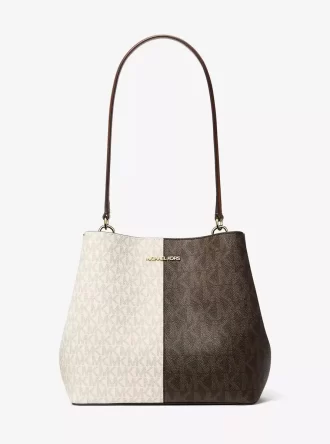 Torba na ramię Pratt Medium Two-Tone Signature Logo