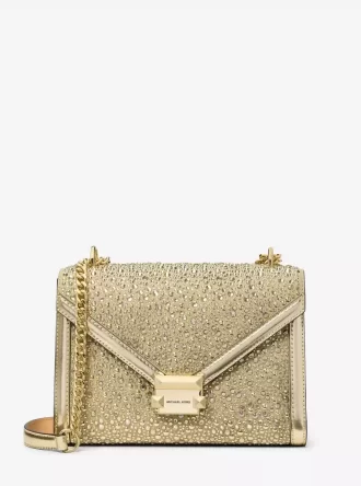 Torba na ramię Whitney Medium Embellished Metallic