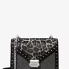 Torba na ramię Whitney Medium Signature Logo z nadrukiem w panterkę z cielęcej sierści Torba na ramię Whitney Medium Signature Logo z nadrukiem w panterkę z cielęcej sierści