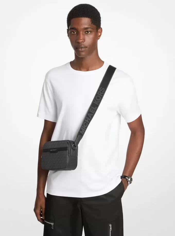 Torba na ramię z logo aparatu Hudson Signature Torba na ramię z logo aparatu Hudson Signature