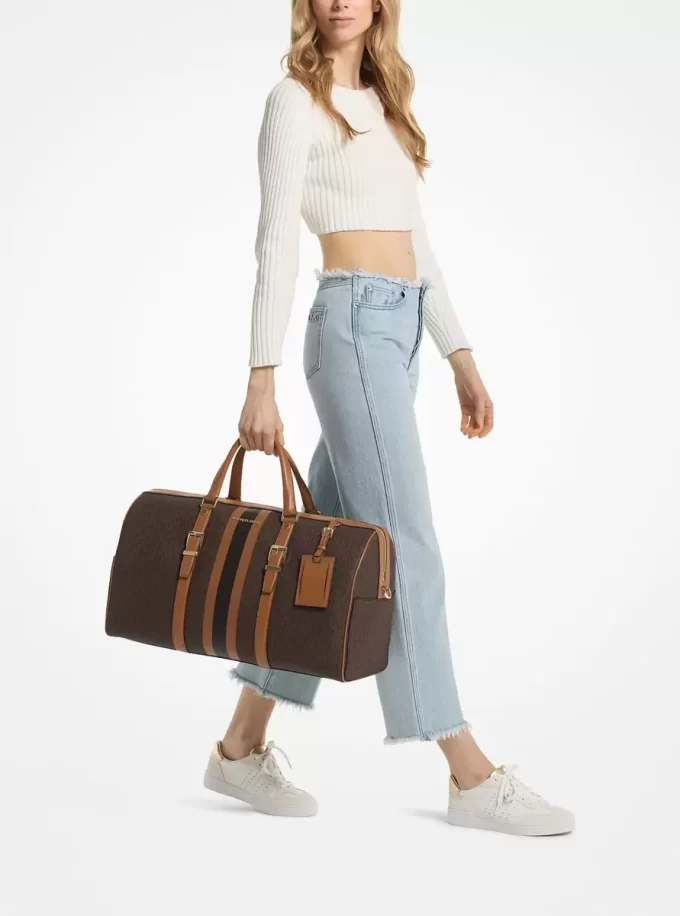 Torba podróżna Bedford Travel Extra-Large Signature Logo Stripe Weekender Torba podróżna Bedford Travel Extra-Large Signature Logo Stripe Weekender