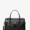 Torba podróżna Jet Set Medium z wytłoczonym logo i lakierowanym logo Torba podróżna Jet Set Medium z wytłoczonym logo i lakierowanym logo