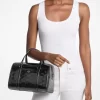 Torba podróżna Jet Set Medium z wytłoczonym logo i lakierowanym logo Torba podróżna Jet Set Medium z wytłoczonym logo i lakierowanym logo