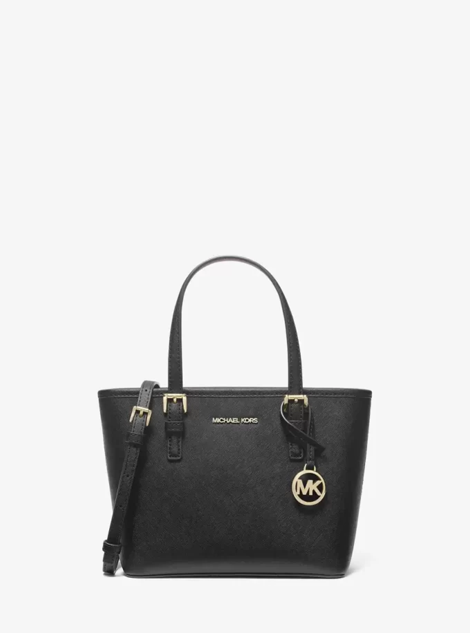 Torba podróżna Jet Set Travel Extra-Small ze skóry saffiano z zamkiem błyskawicznym od góry Torba podróżna Jet Set Travel Extra-Small ze skóry saffiano z zamkiem błyskawicznym od góry