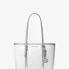 Torba podróżna Jet Set Travel Small Metallic Logo z zamkiem błyskawicznym od góry Torba podróżna Jet Set Travel Small Metallic Logo z zamkiem błyskawicznym od góry