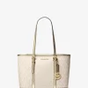 Torba podróżna Jet Set Travel Small Metallic Logo z zamkiem błyskawicznym od góry Torba podróżna Jet Set Travel Small Metallic Logo z zamkiem błyskawicznym od góry