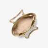 Torba podróżna Jet Set Travel Small Metallic Logo z zamkiem błyskawicznym od góry Torba podróżna Jet Set Travel Small Metallic Logo z zamkiem błyskawicznym od góry