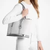 Torba podróżna Jet Set Travel Small Metallic Logo z zamkiem błyskawicznym od góry Torba podróżna Jet Set Travel Small Metallic Logo z zamkiem błyskawicznym od góry