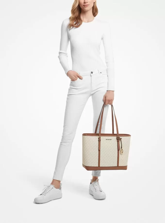 Torba podróżna Jet Set z dużym logo Torba podróżna Jet Set z dużym logo