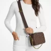 Torba typu crossbody Bryant Medium z wytłoczonym logo i polerowaną skórą Torba typu crossbody Bryant Medium z wytłoczonym logo i polerowaną skórą