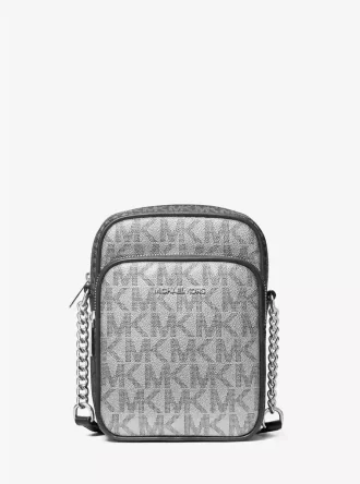 Torba typu crossbody Jet Set Medium Metallic Signature Logo
