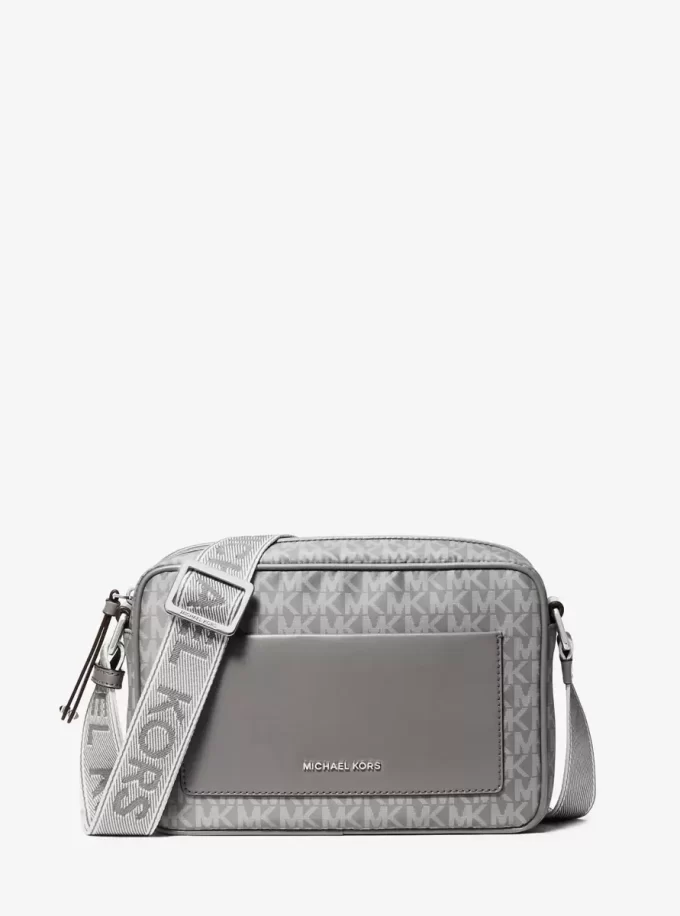Torba typu crossbody Jet Set z dużym nadrukiem i logo Torba typu crossbody Jet Set z dużym nadrukiem i logo