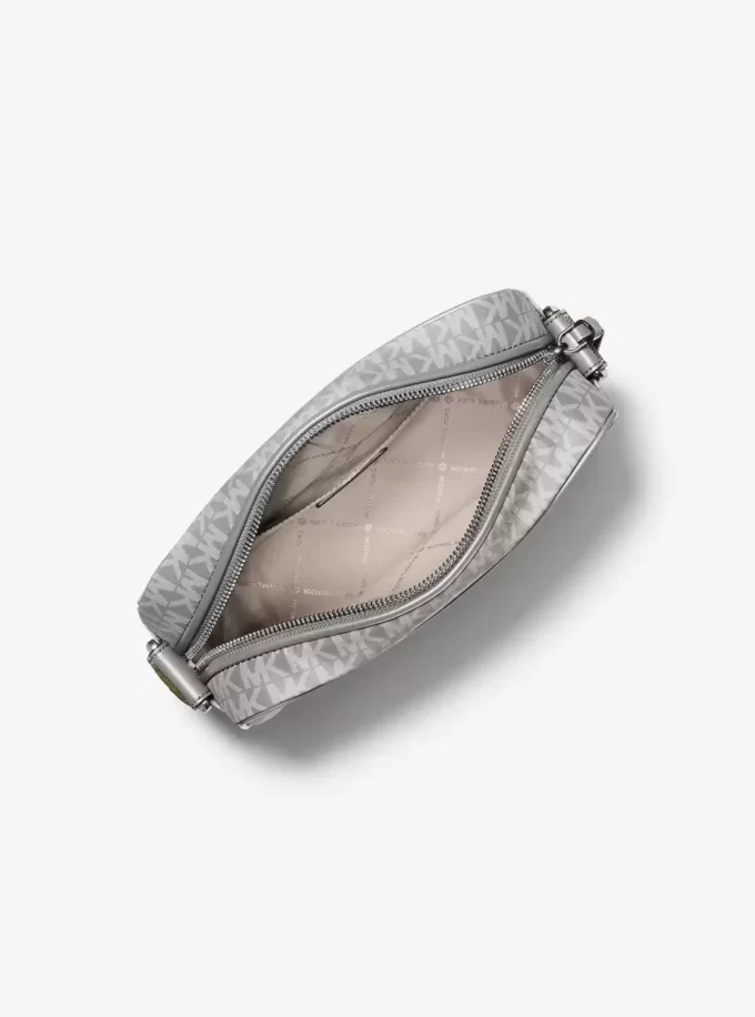 Torba typu crossbody Jet Set z dużym nadrukiem i logo Torba typu crossbody Jet Set z dużym nadrukiem i logo