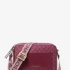 Torba typu crossbody Jet Set z dużym, tkanym nadrukiem z logo Torba typu crossbody Jet Set z dużym, tkanym nadrukiem z logo