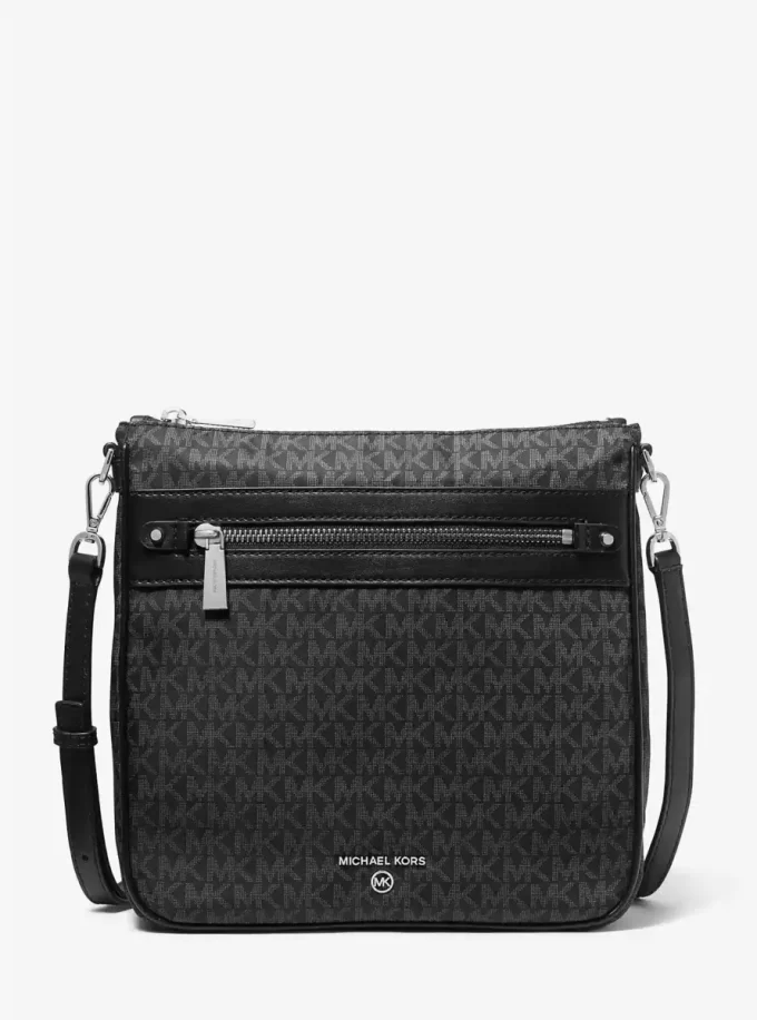 Torba typu crossbody z dużym nadrukiem logo Jet Set Torba typu crossbody z dużym nadrukiem logo Jet Set