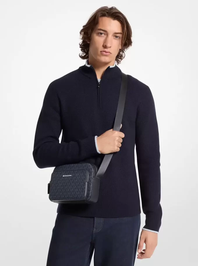 Torba typu crossbody z logo Cooper Signature Torba typu crossbody z logo Cooper Signature