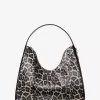 Torba typu hobo z nadrukiem w panterkę Nayla Medium Torba typu hobo z nadrukiem w panterkę Nayla Medium