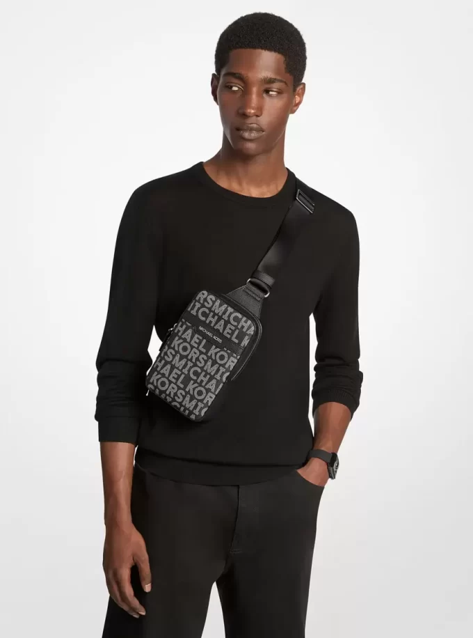 Torba typu sling Cooper Medium z graficznym logo Torba typu sling Cooper Medium z graficznym logo