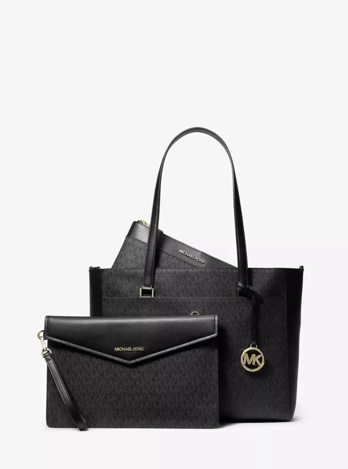 Torba typu tote 3 w 1 z dużym logo Maisie Torba typu tote 3 w 1 z dużym logo Maisie