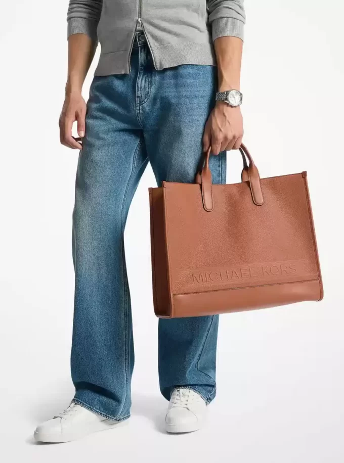 Torba typu tote Hudson Pebbled Leather Torba typu tote Hudson Pebbled Leather