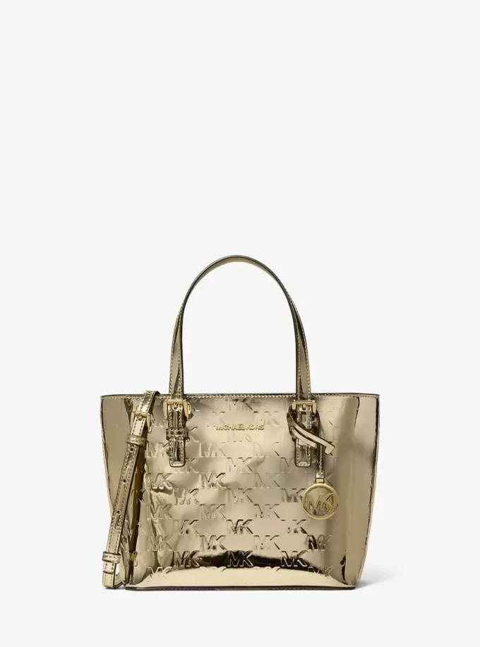 Torba typu tote Jet Set Extra-Small z metalicznym wytłoczonym logo Torba typu tote Jet Set Extra-Small z metalicznym wytłoczonym logo