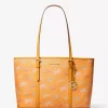 Torba typu tote Jet Set z dużym nadrukiem i logo Torba typu tote Jet Set z dużym nadrukiem i logo