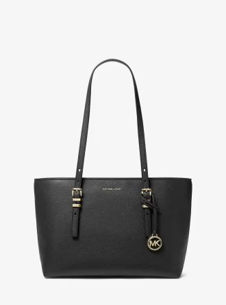 Torba typu tote Quinn Medium Pebbled Leather