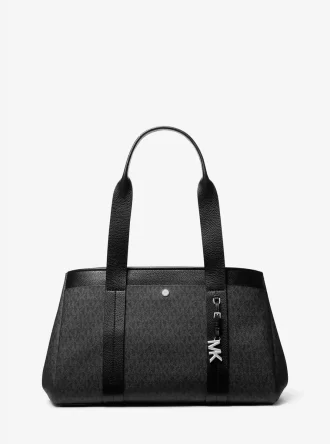 Torba typu tote Romee z dużym logo i skóry