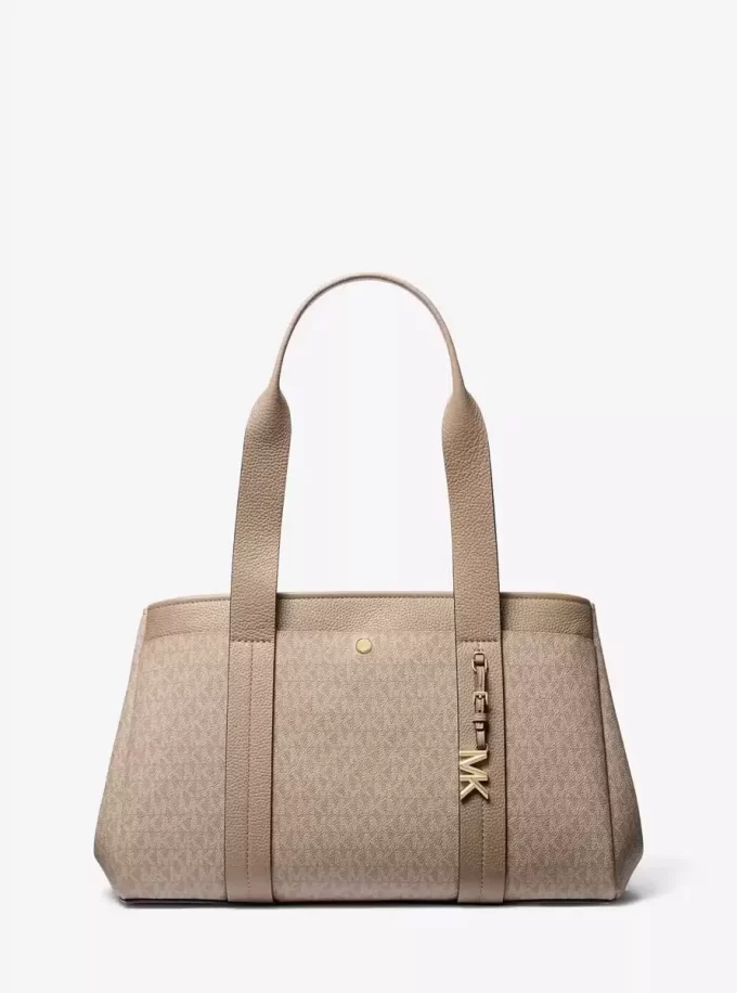 Torba typu tote Romee z dużym logo i skóry Torba typu tote Romee z dużym logo i skóry
