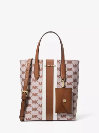 Torba typu tote Vincent Small Logo Jacquard z etui na karty