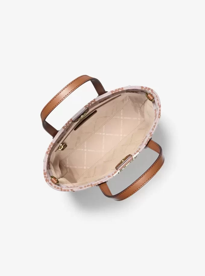 Torba typu tote Vincent Small Logo Jacquard z etui na karty Torba typu tote Vincent Small Logo Jacquard z etui na karty