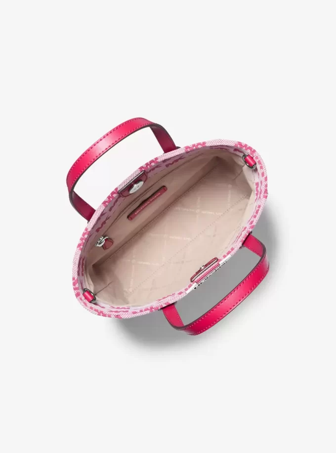 Torba typu tote Vincent Small Logo Jacquard z etui na karty Torba typu tote Vincent Small Logo Jacquard z etui na karty