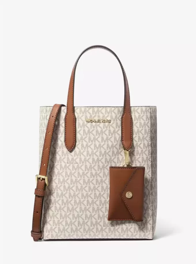 Torba typu tote Vincent Small Signature Logo z etui na karty Torba typu tote Vincent Small Signature Logo z etui na karty