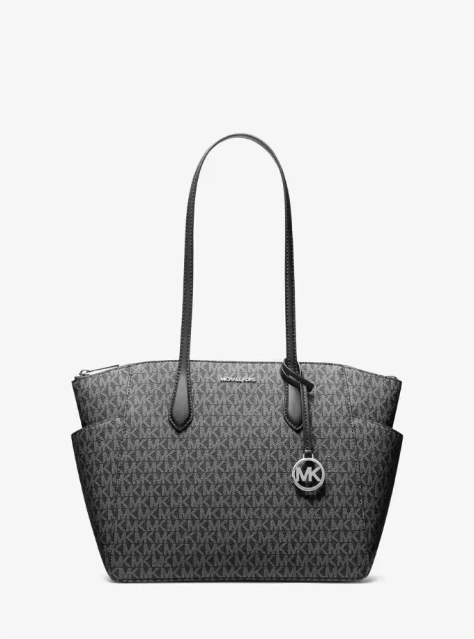 Torba typu tote z logo Marilyn Medium Torba typu tote z logo Marilyn Medium