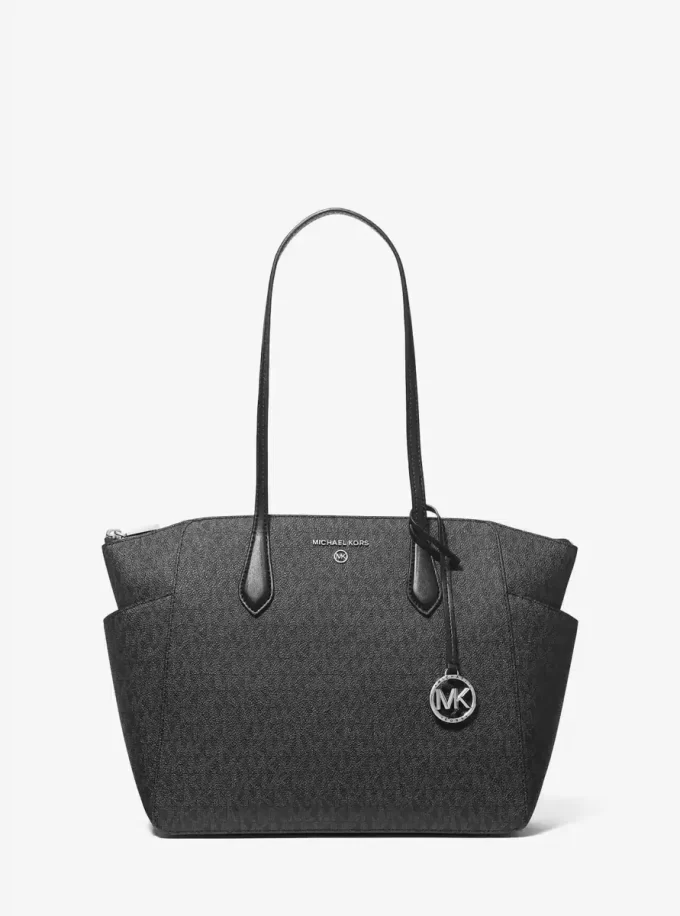 Torba typu tote z logo Marilyn Medium Torba typu tote z logo Marilyn Medium