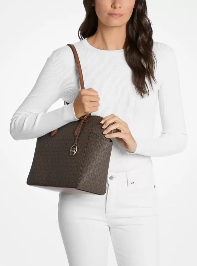 Torba typu tote z logo Marilyn Medium Torba typu tote z logo Marilyn Medium
