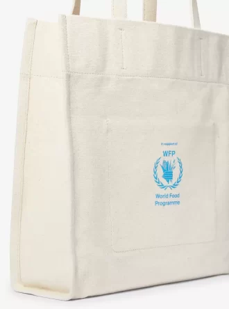 Torba z płótna bawełnianego z recyklingu Watch Hunger Stop