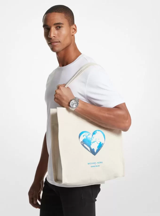 Torba z płótna bawełnianego z recyklingu Watch Hunger Stop Torba z płótna bawełnianego z recyklingu Watch Hunger Stop