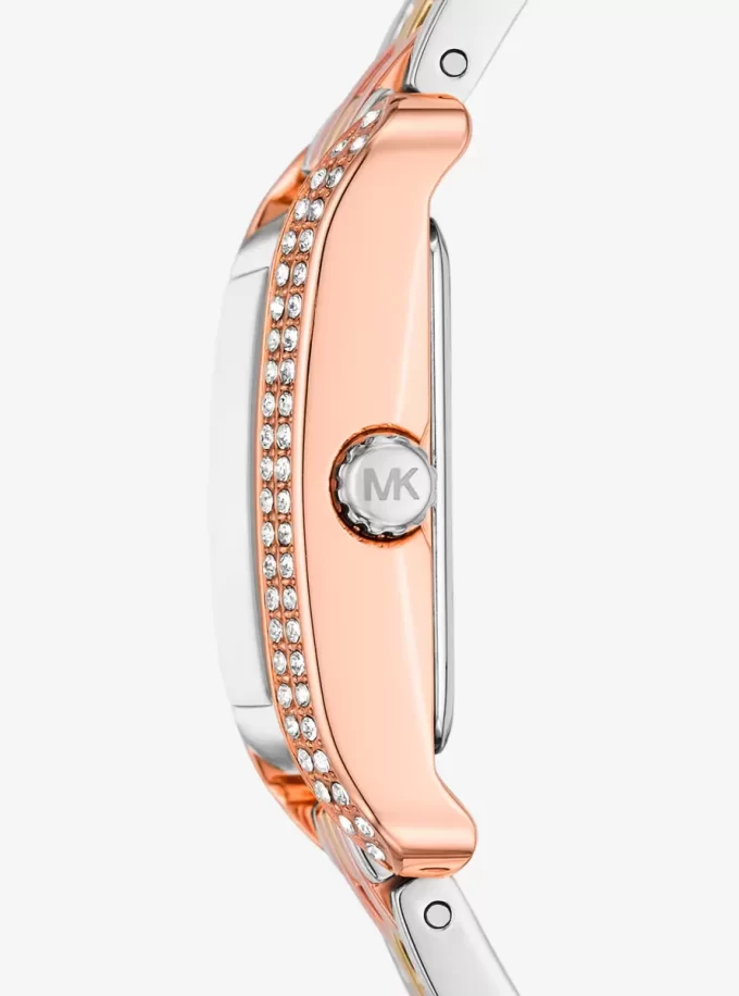 Trójkolorowy zegarek Mini Monroe Pavé Trójkolorowy zegarek Mini Monroe Pavé