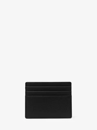 Wysokie etui na karty Cooper Pebbled Leather
