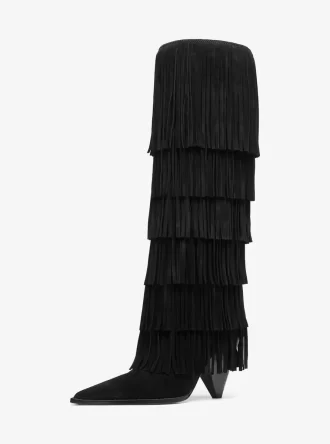Zamszowe buty z frędzlami Jayla Zamszowe buty z frędzlami Jayla