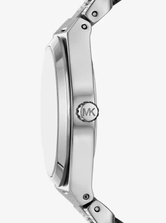 Zegarek Lennox Pavé w kolorze srebrnym Curb-Link