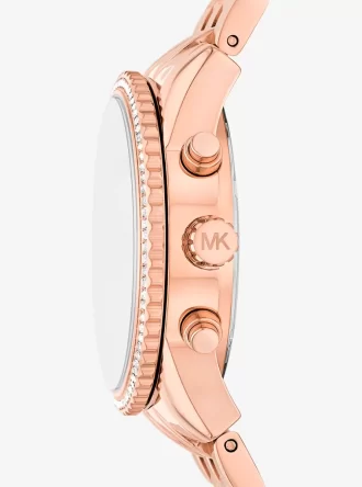 Zegarek Mini Bryant Pavé w kolorze różowego złota