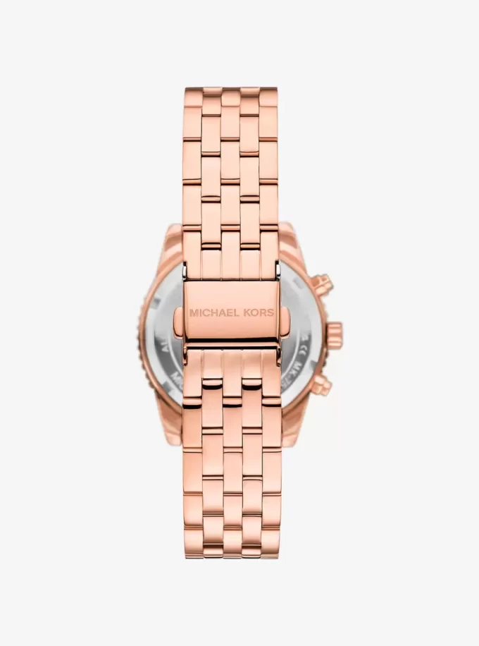 Zegarek Mini Bryant Pavé w kolorze różowego złota Zegarek Mini Bryant Pavé w kolorze różowego złota