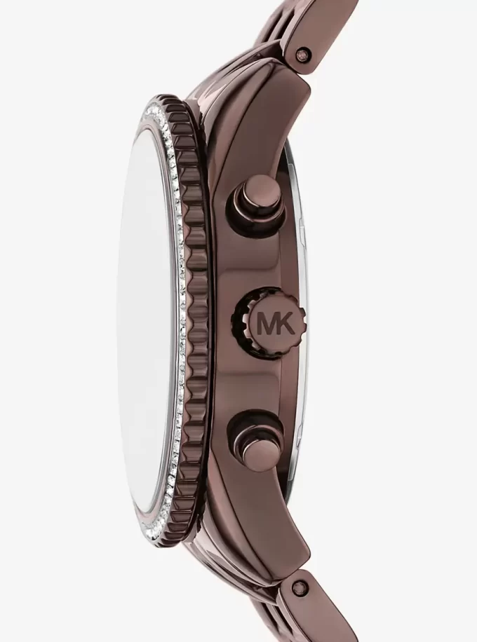 Zegarek Mini Bryant Pavé w odcieniu brązu Zegarek Mini Bryant Pavé w odcieniu brązu