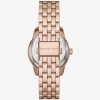 Zegarek Mini Bryant Pavé z logo w kolorze różowego złota Zegarek Mini Bryant Pavé z logo w kolorze różowego złota